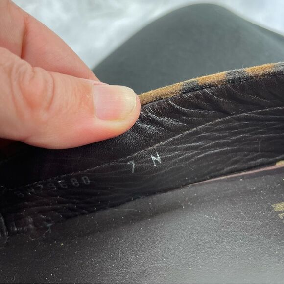 Stuart Weitzman Jeweled Leopard Print Suede Loafers - Picture 11 of 11